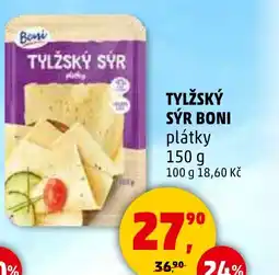 Penny Market TYLŽSKÝ SÝR BONI plátky nabídka