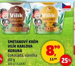 Penny Market SMETANOVÝ KRÉM VILÍK KARLOVA nabídka