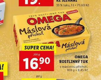 Lidl Omega rostlinný tuk nabídka