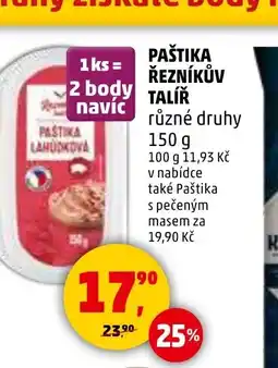Penny Market PAŠTIKA ŘEZNÍKŮV TALÍŘ nabídka