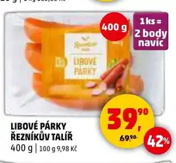 Penny Market LIBOVÉ PÁRKY ŘEZNÍKŮV TALÍŘ nabídka