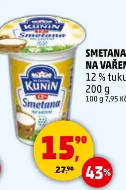 Penny Market SMETANA NA VAŘENÍ 12% tuku nabídka