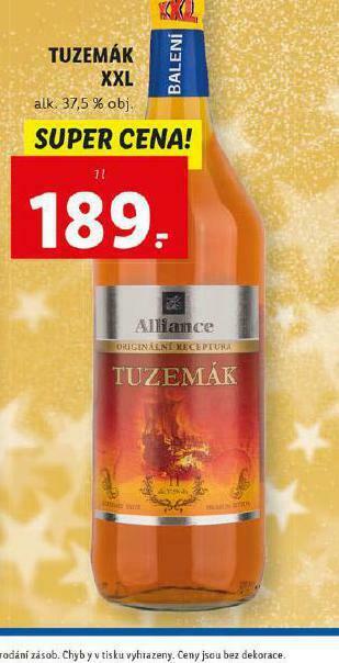 Lidl Tuzemák xxl nabídka