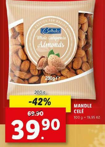 Lidl Mandle celé nabídka