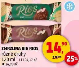 Penny Market ZMRZLINA BIG RIOS různé druhy nabídka
