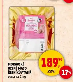 Penny Market MORAVSKÉ UZENÉ MASO ŘEZNÍKŮV TALÍŘ nabídka