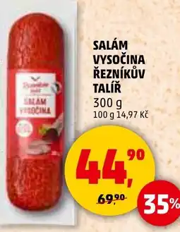 Penny Market SALÁM VYSOČINA ŘEZNÍKŮV TALÍŘ nabídka