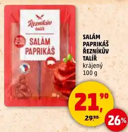 Penny Market SALÁM PAPRIKÁŠ ŘEZNÍKŮV nabídka