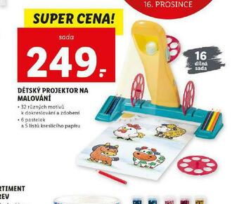 Lidl Dětský projektor na malování nabídka