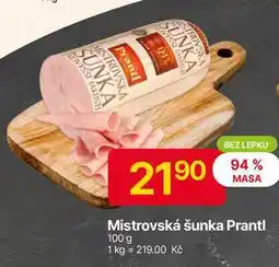 Hruška Mistrovská šunka Prantl 100 g nabídka