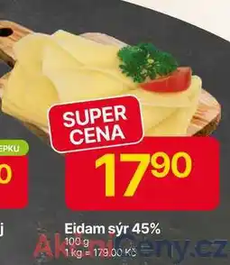 Hruška Eidam sýr 45% 100 g nabídka