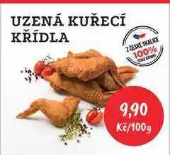 RABBIT řeznictví UZENÁ KUŘECÍ KŘÍDLA 100g nabídka