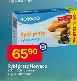 Hruška Nowaco Rybí prsty 250 + 50 g zdarma nabídka