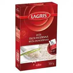 Hruška Lagris Rýže dlouhozrnná 8 varných sáčků 960g nabídka