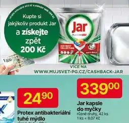 Hruška Jar kapsle do myčky různé druhy, 42 ks nabídka