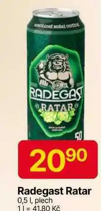Hruška Radegast Ratar 0,5l plech nabídka