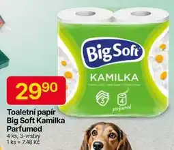 Hruška BigSoft Toaletní papír 3-vrstvý 8rolí nabídka