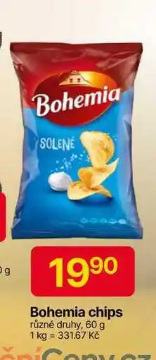 Hruška Bohemia chips různé druhy, 60 g nabídka