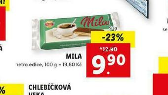 Lidl Mila nabídka