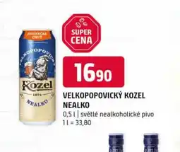Terno Velkopopovický kozel nealko nabídka