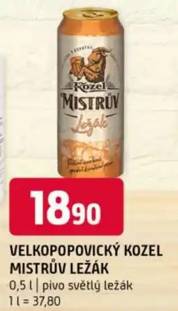 Terno Velkopopovický kozel mistrův ležák nabídka