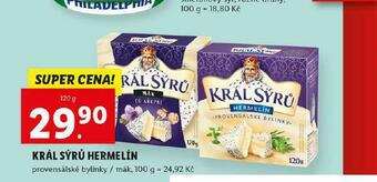 Lidl Král sýrů hermelín nabídka