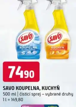 Terno Savo koupelna, kuchyň nabídka