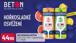 Terno Becherovka beton nabídka