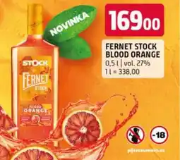 Terno Fernet stock blood orange nabídka