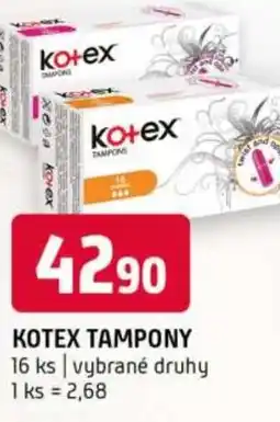 Terno Kotex tampony nabídka