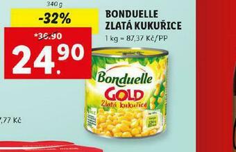Lidl Bonduelle zlatá kukuřice nabídka