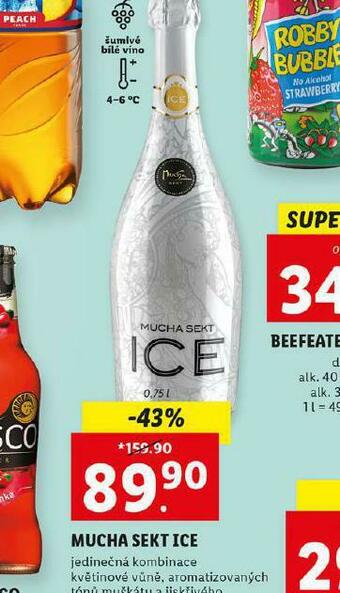 Lidl Mucha sekt ice nabídka