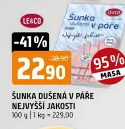 Terno Šunka dušená v páře nejvyšší jakosti nabídka