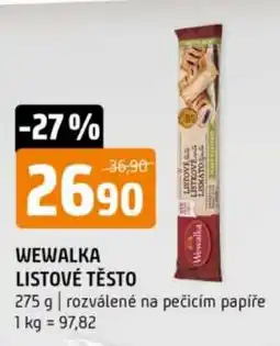 Terno Wewalka listové těsto nabídka