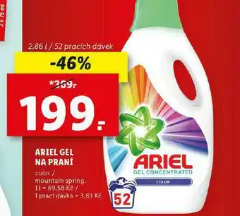 Lidl Arel prací gel nabídka