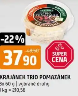 Terno Krajánek trio pomazánek nabídka