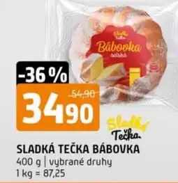 Terno Sladká tečka bábovka nabídka