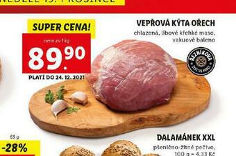 Lidl Vepřová kýta ořech nabídka