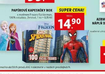 Lidl Papírové kapesníky box nabídka