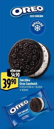 Albert Zmrzlina Oreo Sandwich nabídka