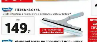 Stěrka na okna