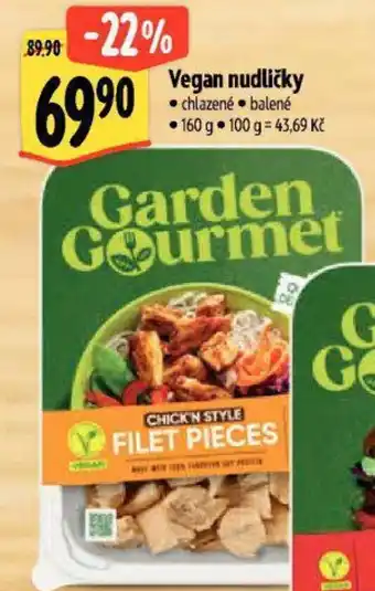 Albert Vegan nudličky nabídka