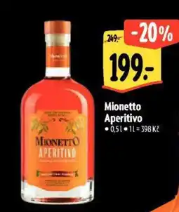 Albert Mionetto Aperitivo nabídka