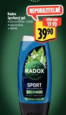 Albert RADOX Sprchový gel nabídka