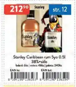 Qanto Stanley Caribbean rum 5yo nabídka