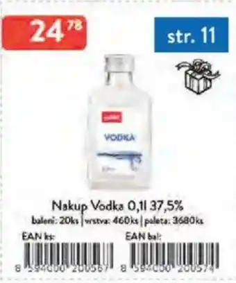 Qanto Nakup Vodka nabídka