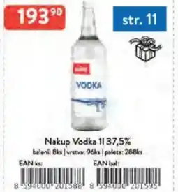 Qanto Nakup Vodka nabídka