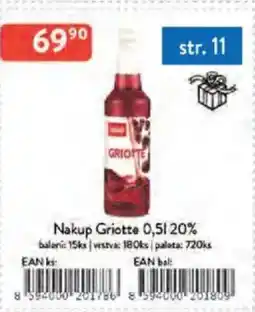 Qanto Nakup Griotte nabídka
