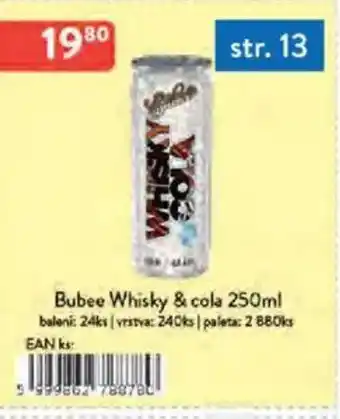 Qanto Bubee Whisky & cola nabídka