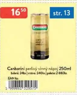 Qanto Canborini perlivý vinný nápoj nabídka